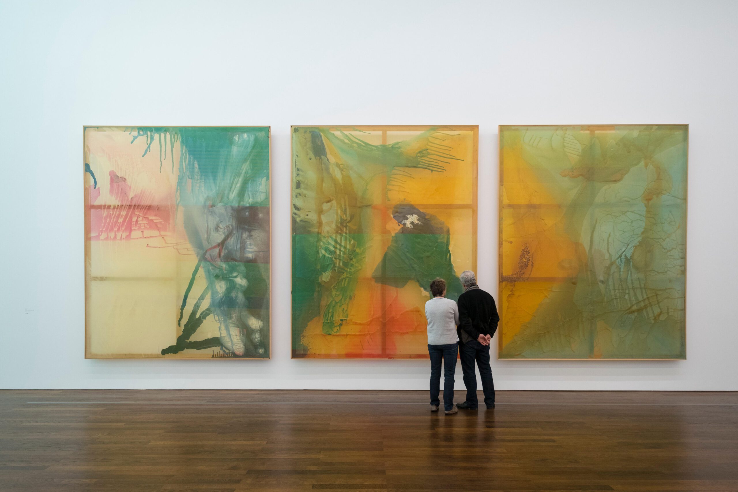 Paintings by Sigmar Polke at Museum Frieder Burda in Baden-Baden , Baden-Wurttemberg,Germany. Iain Masterton / Alamy Stock Photo