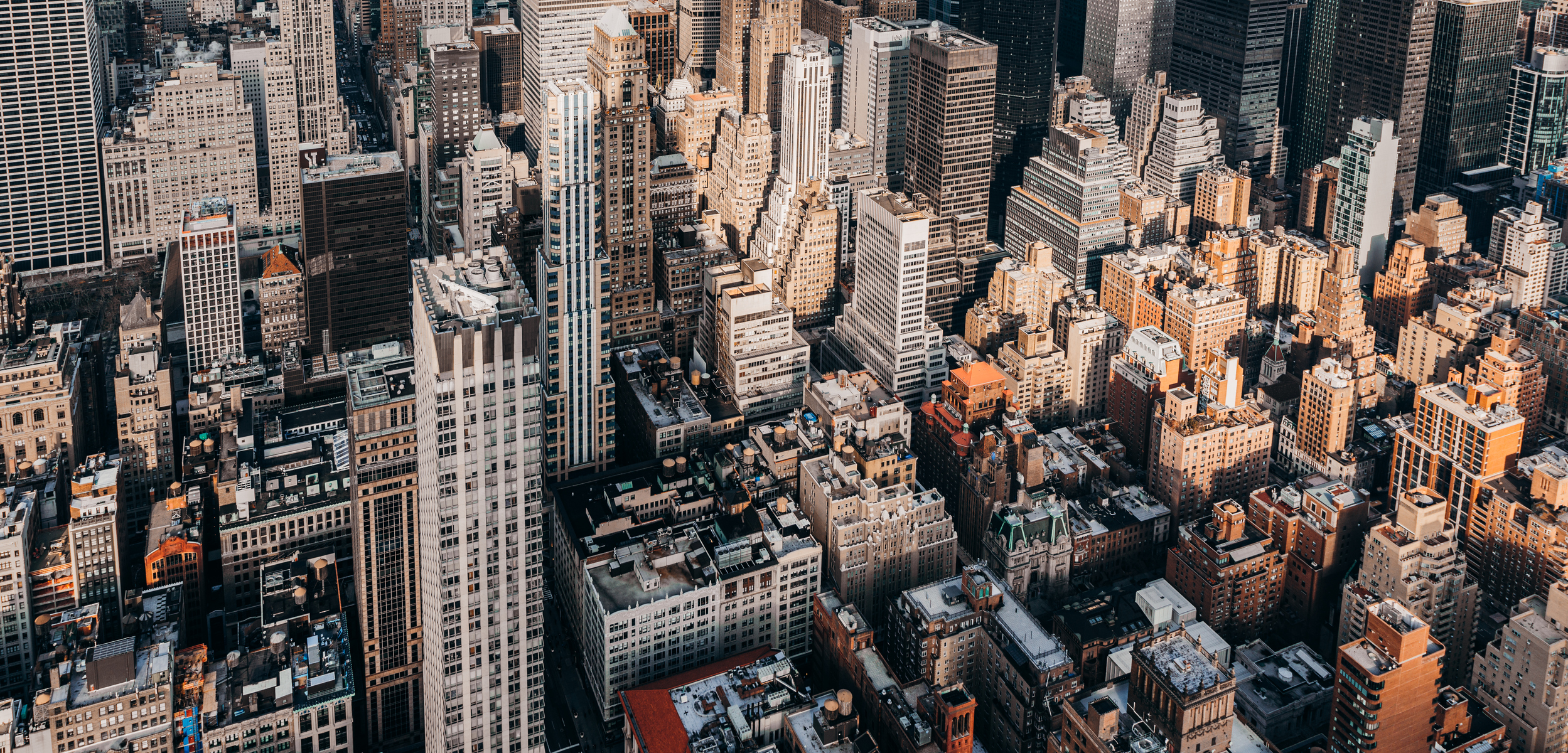 Aerial View of Manhattan / NYC, photo shot from the Empire State Building.