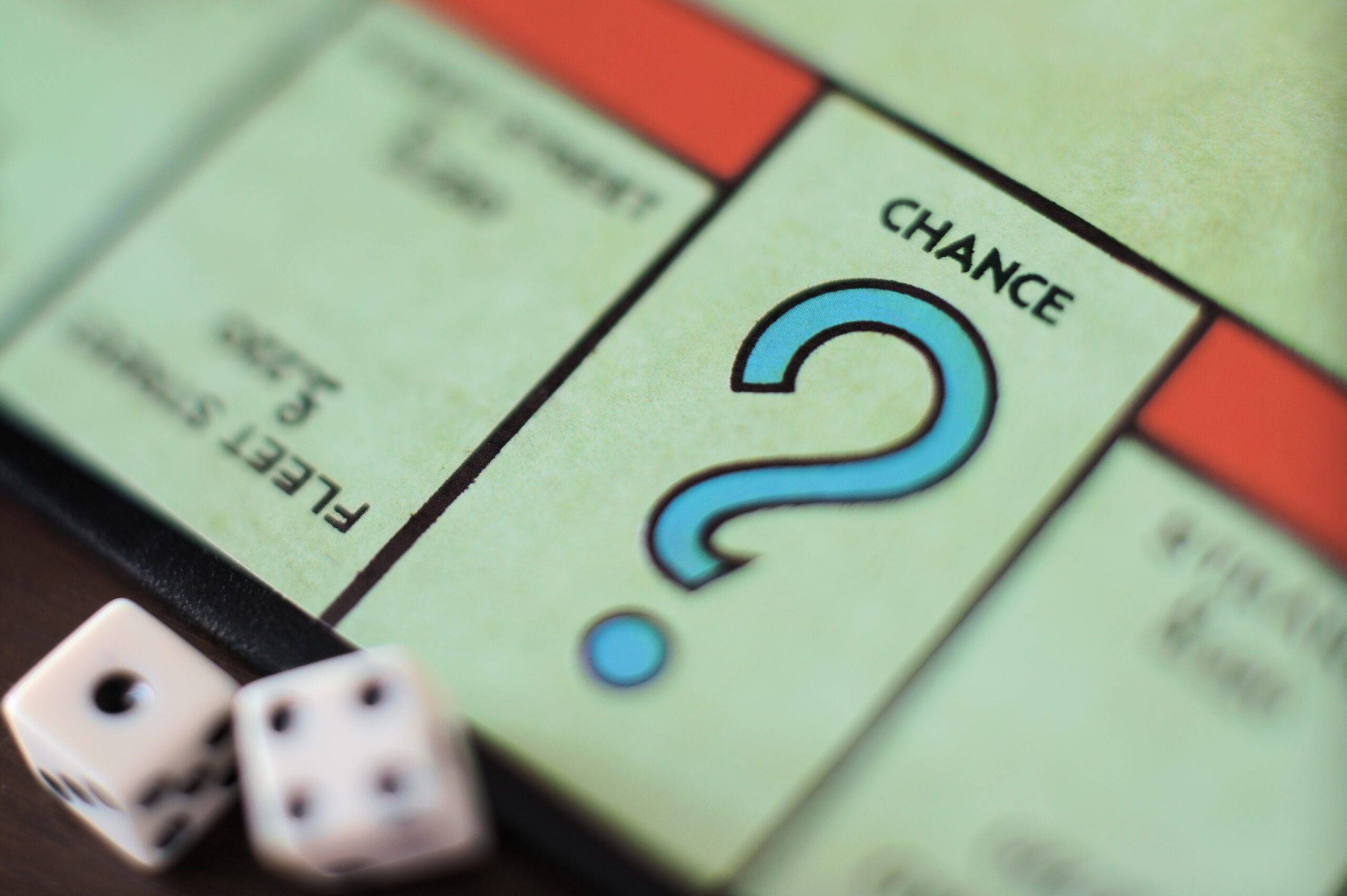 Monopoly Chance - Question mark, concept