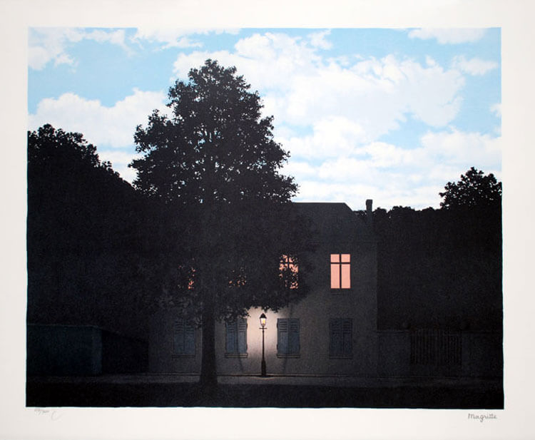 Rene Magritte, L’empire des Luminaires (1961)